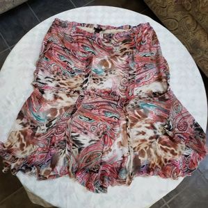 Paisley Style Long Skirt Size 1X